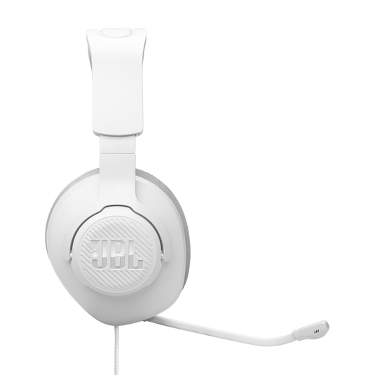 JBL Quantum 100M2 - White - Wired over-ear gaming headset with detachable mic and mute option - Right image number null